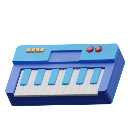 3 D Illustration Piano 3D Icon