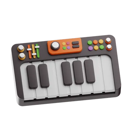 Piano  3D Icon