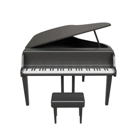 Piano Table 3D Icon download in PNG, OBJ or Blend format