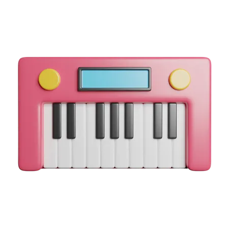 Piano Music Instrument 3D Icon