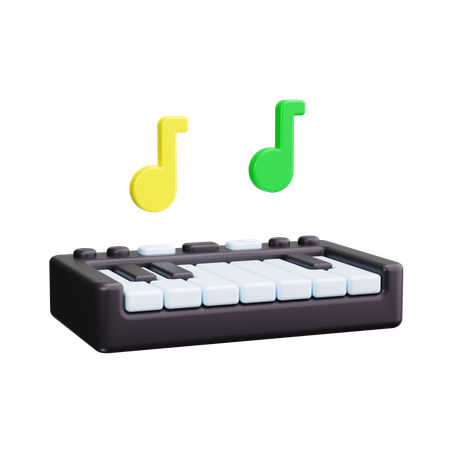 Piano  3D Icon