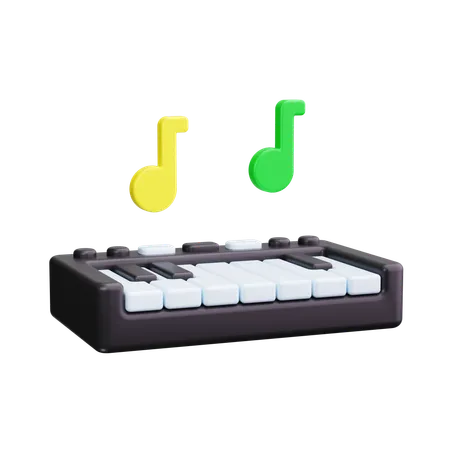 Piano  3D Icon