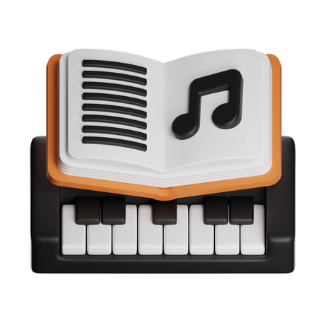 Piano  3D Icon