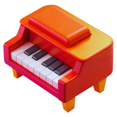 Piano  3D Icon