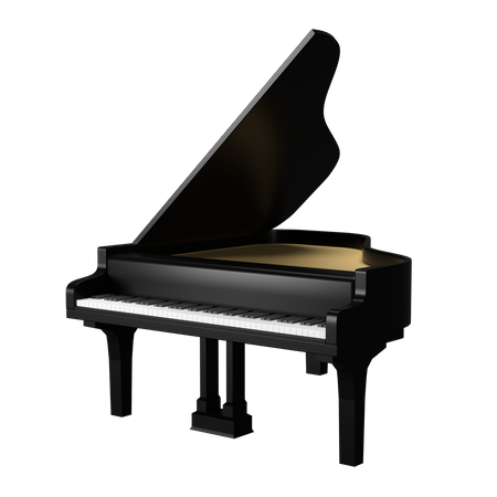 Piano  3D Icon