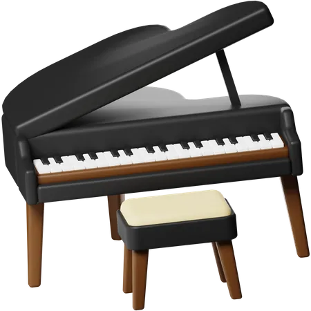 Piano  3D Icon