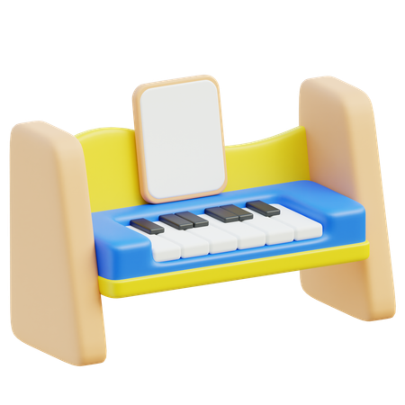 Piano  3D Icon