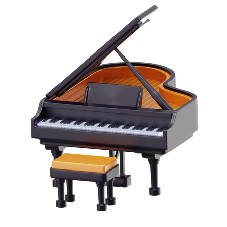 Piano  3D Icon