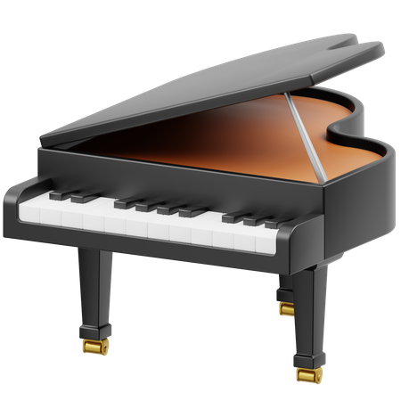 Piano  3D Icon