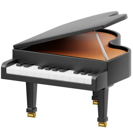 Piano  3D Icon