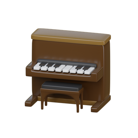 Piano  3D Icon