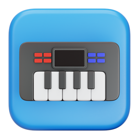 Piano  3D Icon