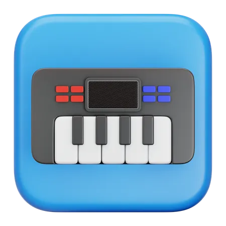 Piano  3D Icon