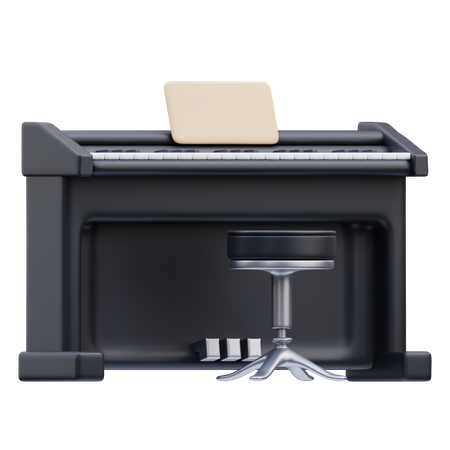 Piano  3D Icon