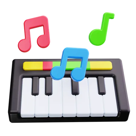 Piano  3D Icon