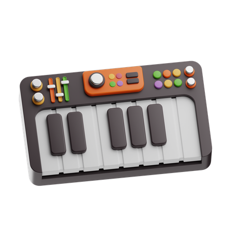 Piano  3D Icon