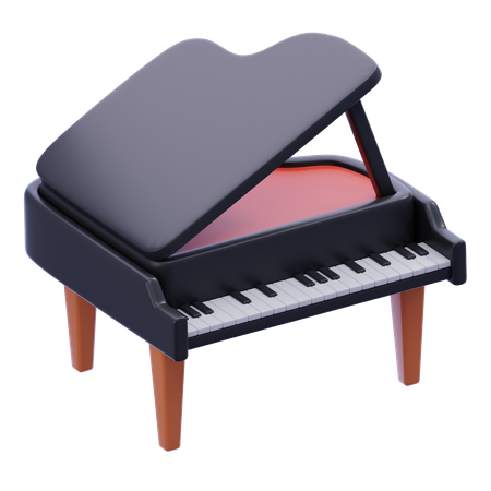 Piano  3D Icon