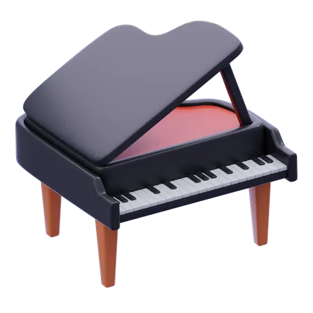 Piano  3D Icon