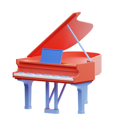 Piano  3D Icon