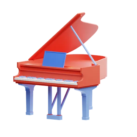 Piano  3D Icon