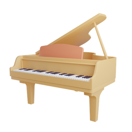 Piano  3D Icon