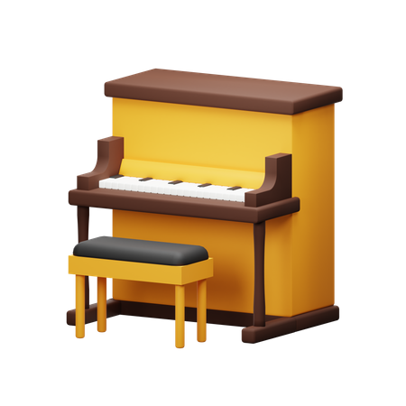 Piano  3D Icon