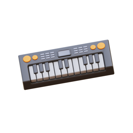 Piano  3D Illustration