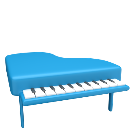 Piano  3D Illustration