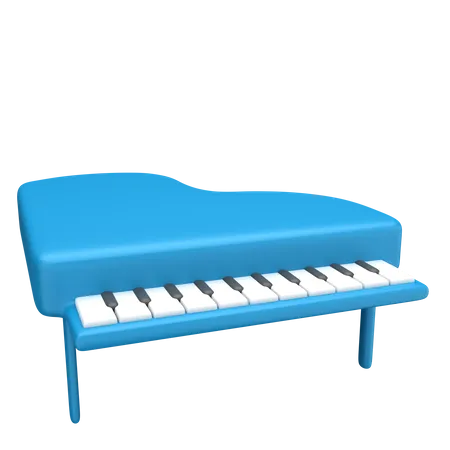 Piano  3D Illustration