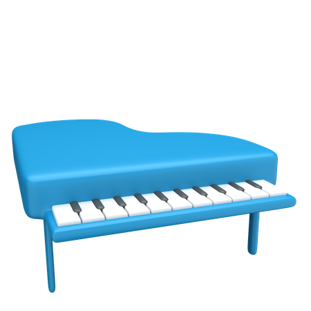 Piano 3D Illustration