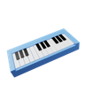 3d piano kecil illustration