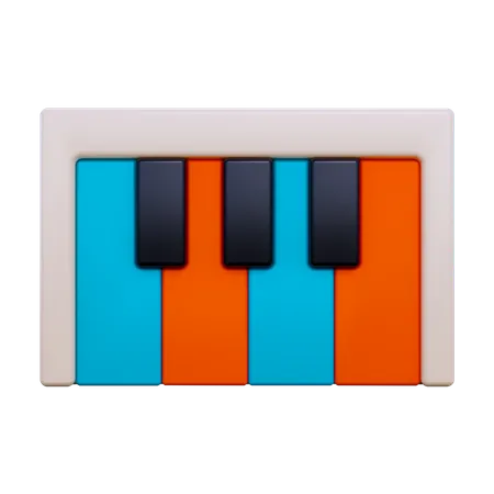 Piano 3D Icon