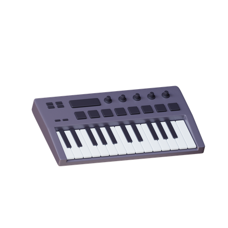 피아노  3D Icon