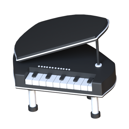 Piano  3D Icon