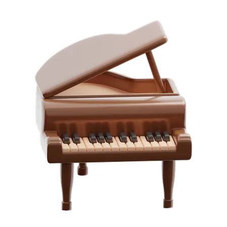 Grand piano  3D Icon