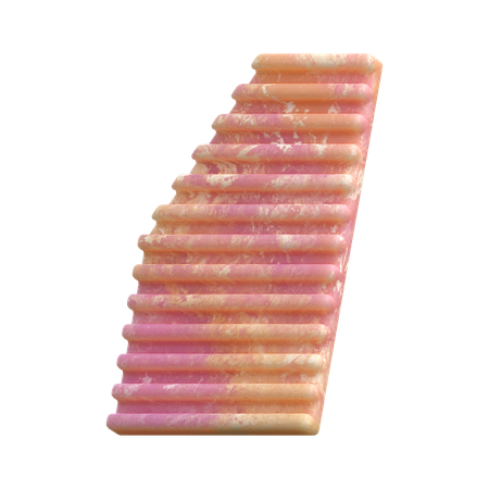 Piano Abstract Shape  3D Icon