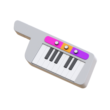 Clavier de piano  3D Icon