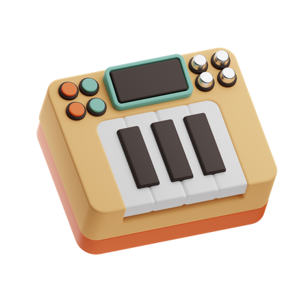 Clavier de piano  3D Icon