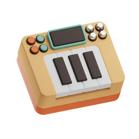 Clavier de piano  3D Icon