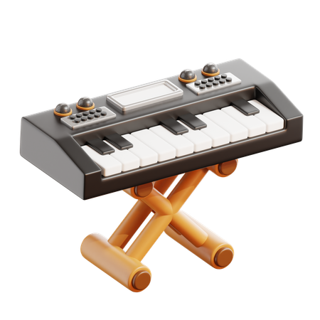 Clavier de piano  3D Icon