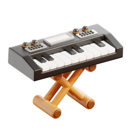 Clavier de piano  3D Icon