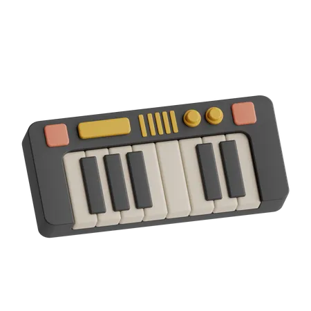 Clavier de piano  3D Icon