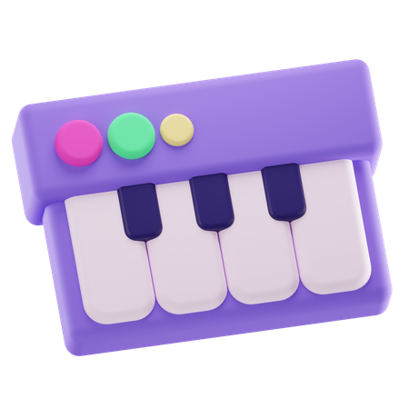 Piano de brinquedo  3D Icon