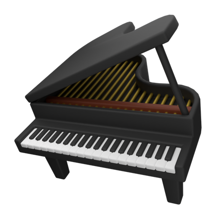 Piano de cauda  3D Icon