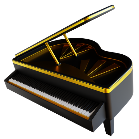 Piano de cauda  3D Icon