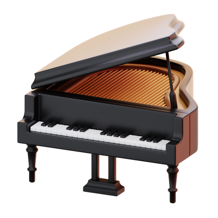 Piano de cola  3D Icon