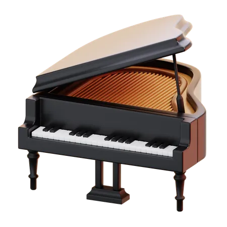 Piano de cola  3D Icon