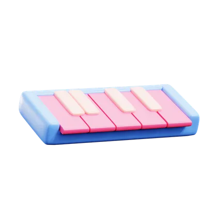 Piano de juguete  3D Icon