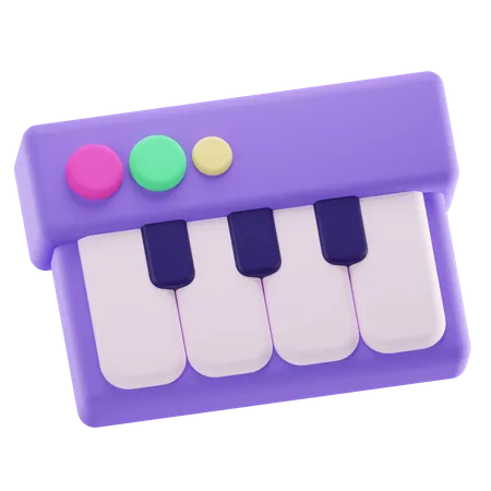 Piano de juguete  3D Icon