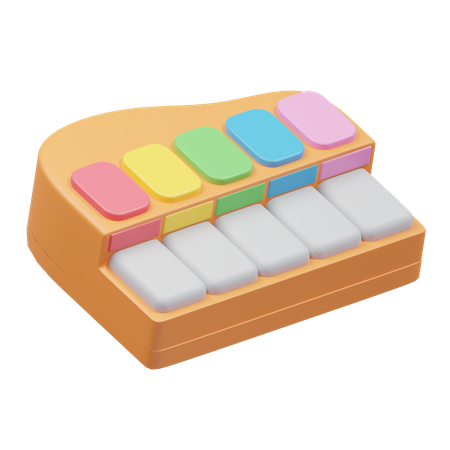 Piano de juguete  3D Icon